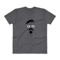 Men's Round Neck T Shirt - Goatee and Moustache