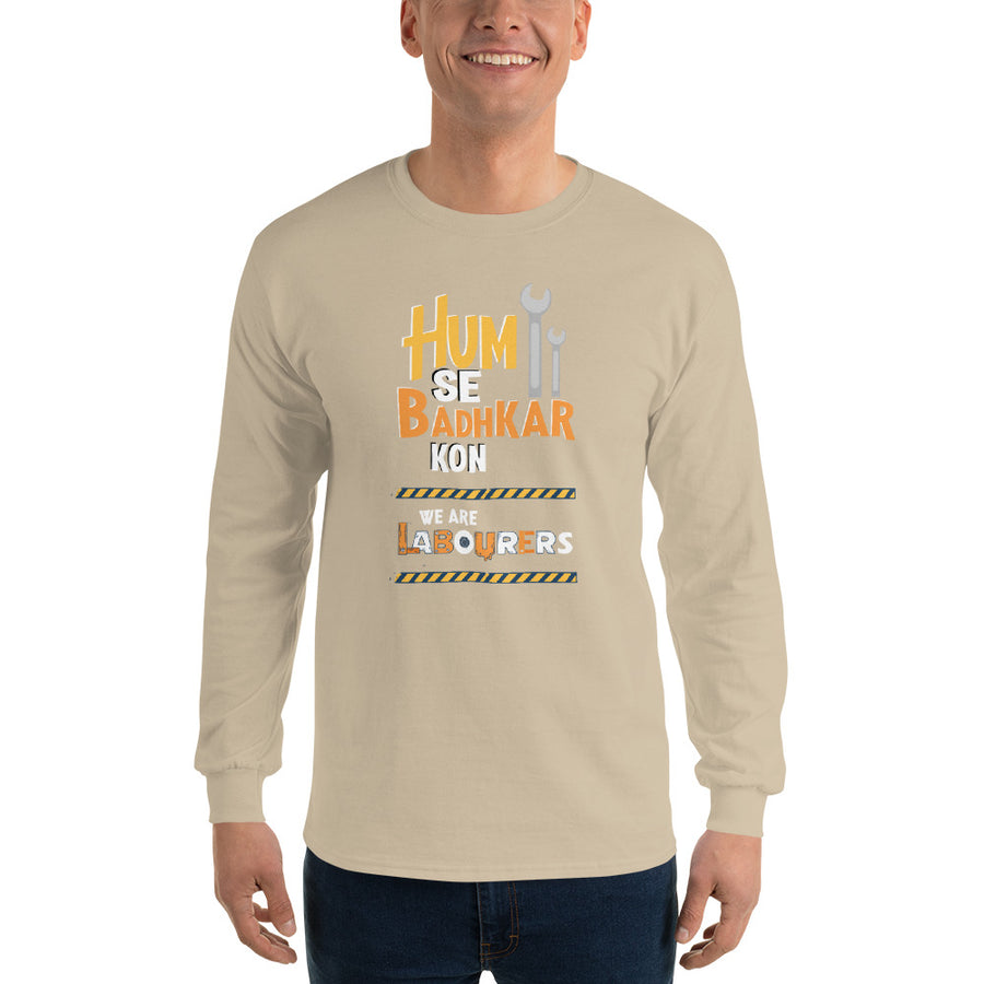 Men's Long Sleeve T-Shirt - Labour Day Design 2
