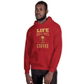 Unisex Hooded Sweatshirt - Life begins after coffee