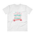 Men's V- Neck T Shirt - Best mother in the world