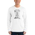 Unisex Long Sleeve T-shirt - Good days start with coffee- Takeaway cup