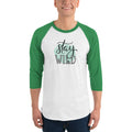 Men's 3/4th Sleeve Raglan T- Shirt - Call of the Wild