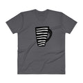 Men's V- Neck T Shirt - Coffee Mug