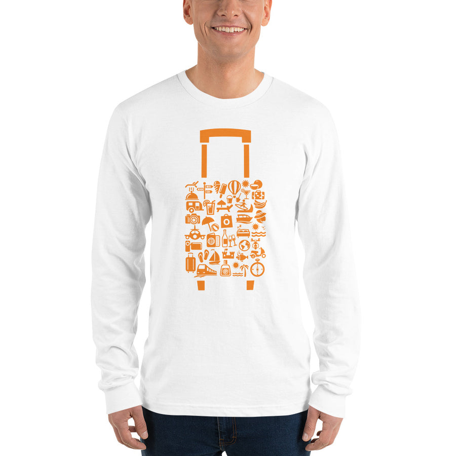 Unisex Long Sleeve T-shirt - The Tireless Traveler: