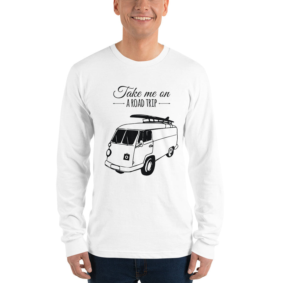 Unisex Long Sleeve T-shirt - The Country Roads Away from Home: