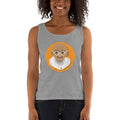 Women's Missy Fit Tank top - Gandhiji- Caricature