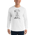 Men's Long Sleeve T-Shirt - Good days start with coffee- Takeaway cup