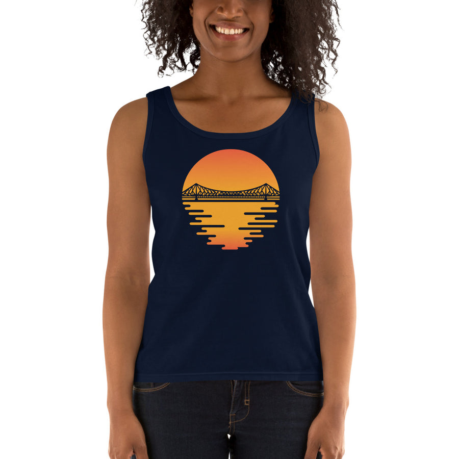 Bengali Ultra Cotton Tank Top - Howrah by the Dawn