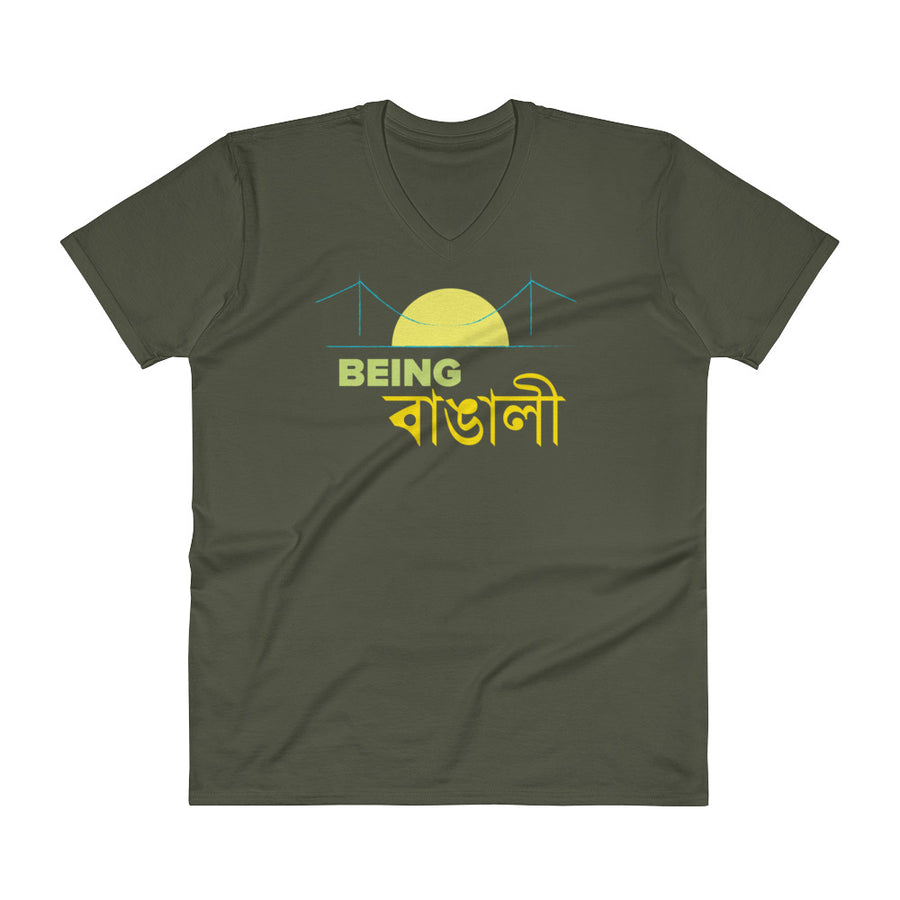 Bengali Lightweight Fashion V-Neck T-Shirt - Being Bangali