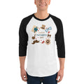 Men's 3/4th Sleeve Raglan T- Shirt - Father's day 3