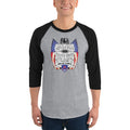Men's 3/4th Sleeve Raglan T- Shirt - American  Brand Fashion Design