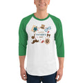 Men's 3/4th Sleeve Raglan T- Shirt - Father's day 3