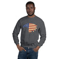 Unisex Crewneck Sweatshirt - Eagle- American Flag design