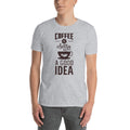 Men's Round Neck T Shirt - Coffee is always a good idea