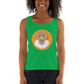 Women's Missy Fit Tank top - Gandhiji- Caricature