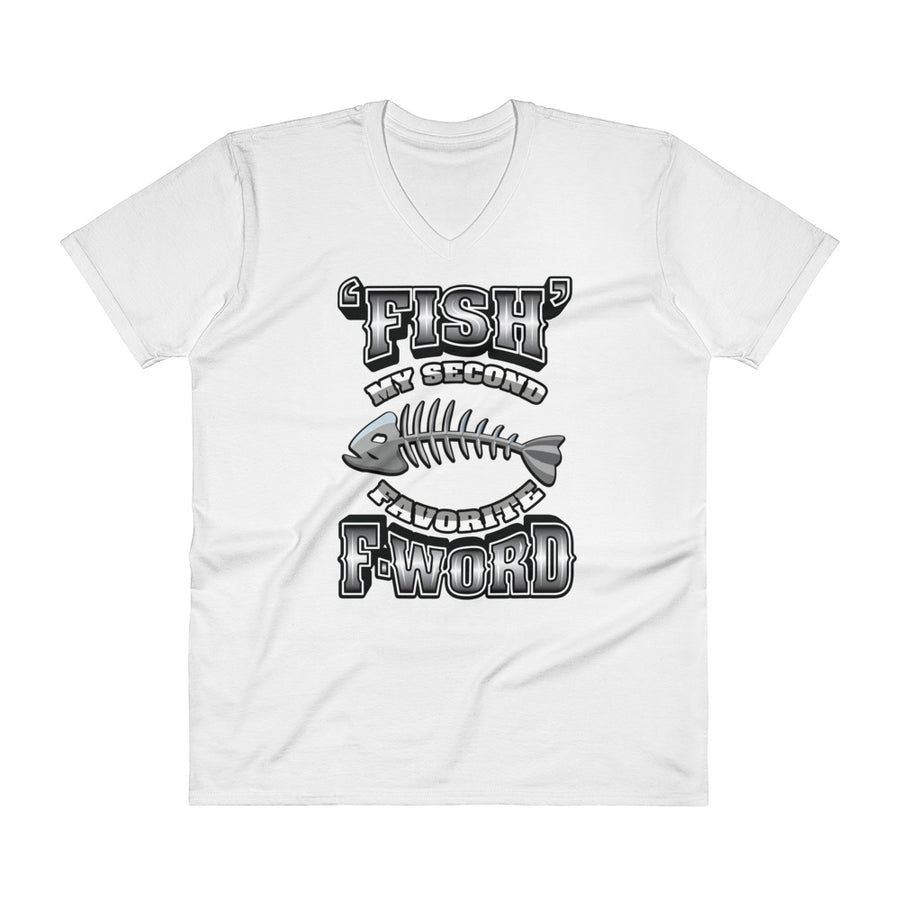 Bengali Lightweight Fashion V-Neck T-Shirt - F for Fish