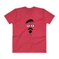 Men's Round Neck T Shirt - Goatee and Moustache
