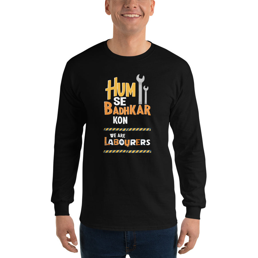 Men's Long Sleeve T-Shirt - Labour Day Design 2
