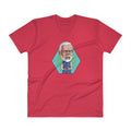 Men's V- Neck T Shirt - NaMo- Mitron Pose