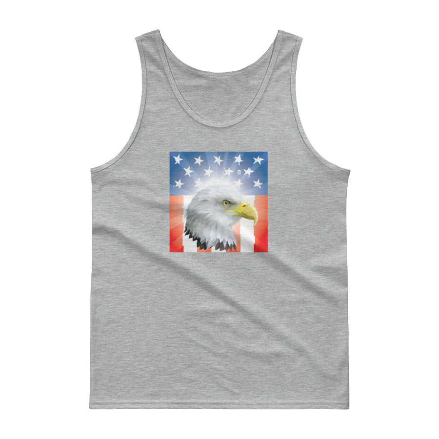 Men's Classic Tank Top - Shining- Eagle & Star Spangled Banner