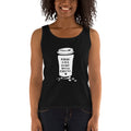 Women's Missy Fit Tank top - Good days start with coffee- Takeaway cup