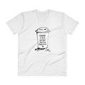 Men's V- Neck T Shirt - Good days start with coffee- Takeaway cup
