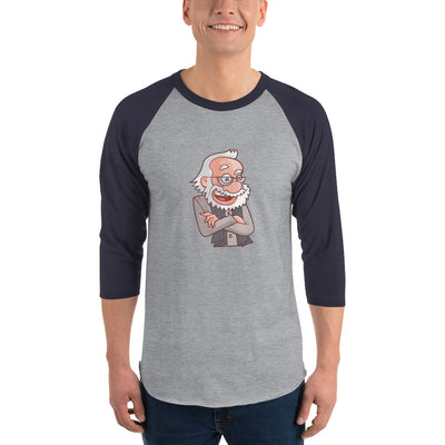 Men's 3/4th Sleeve Raglan T- Shirt - Namo- Cartoon