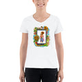 Women's V-Neck T-shirt - Onam- Mahabali