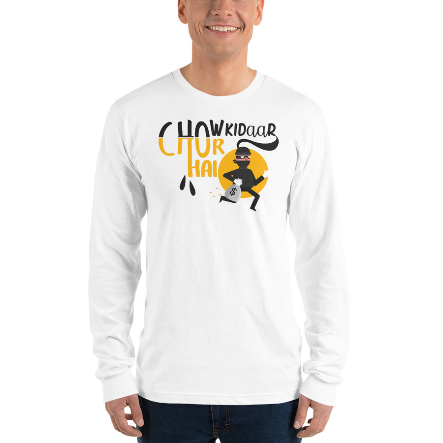 Unisex Long Sleeve T-shirt - Chowkidaar Chor Hai