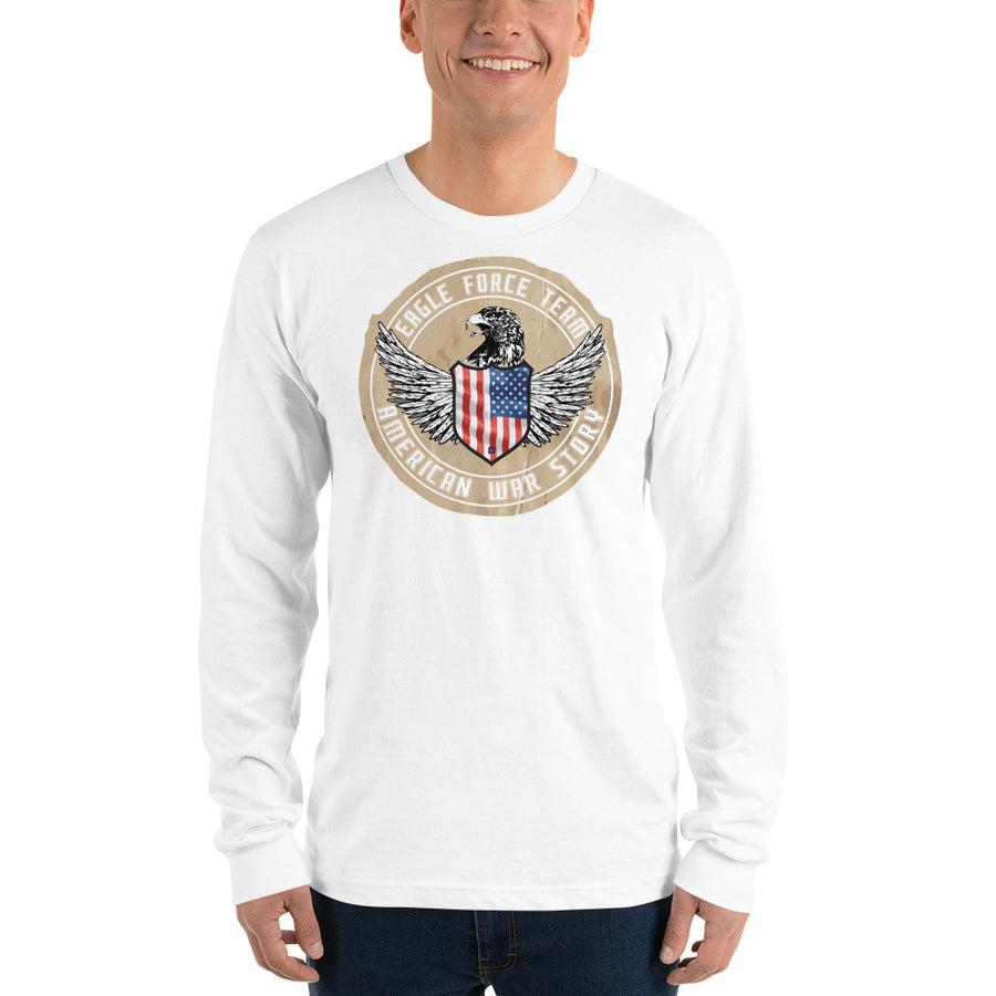 Unisex Long Sleeve T-shirt - Eagle Force Team- American War Story