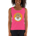 Women's Missy Fit Tank top - Gandhiji- Caricature