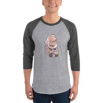 Men's 3/4th Sleeve Raglan T- Shirt - Namo- Cartoon