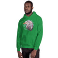 Unisex Hooded Sweatshirt - Eagle Doodle- Color