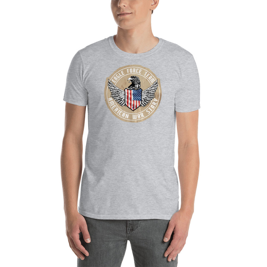 Men's Round Neck T Shirt - Eagle Force Team- American War Story
