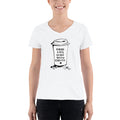 Women's V-Neck T-shirt - Good days start with coffee- Takeaway cup