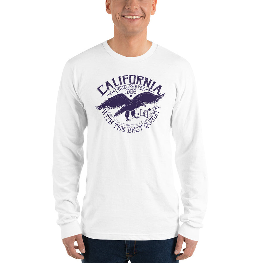 Unisex Long Sleeve T-shirt - California- LA- Eagle