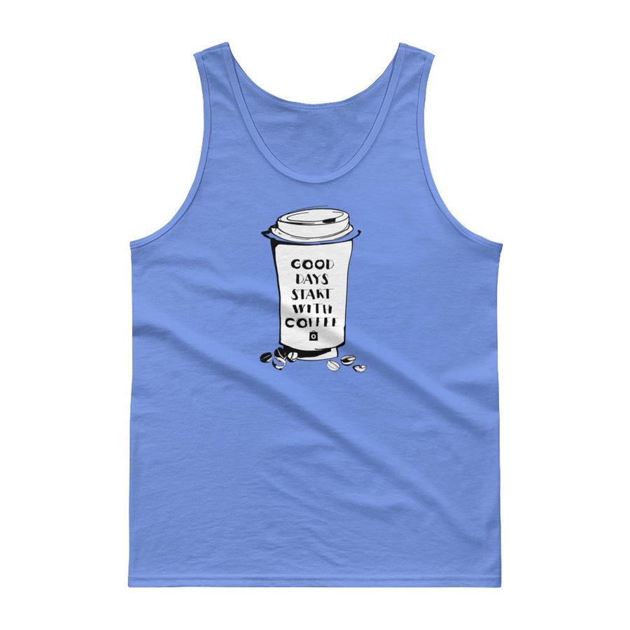 Men's Classic Tank Top - Good days start with coffee- Takeaway cup