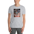 Men's Round Neck T Shirt - Proud to be an American- Eagle & Flag
