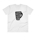 Men's V- Neck T Shirt - Coffee Mug
