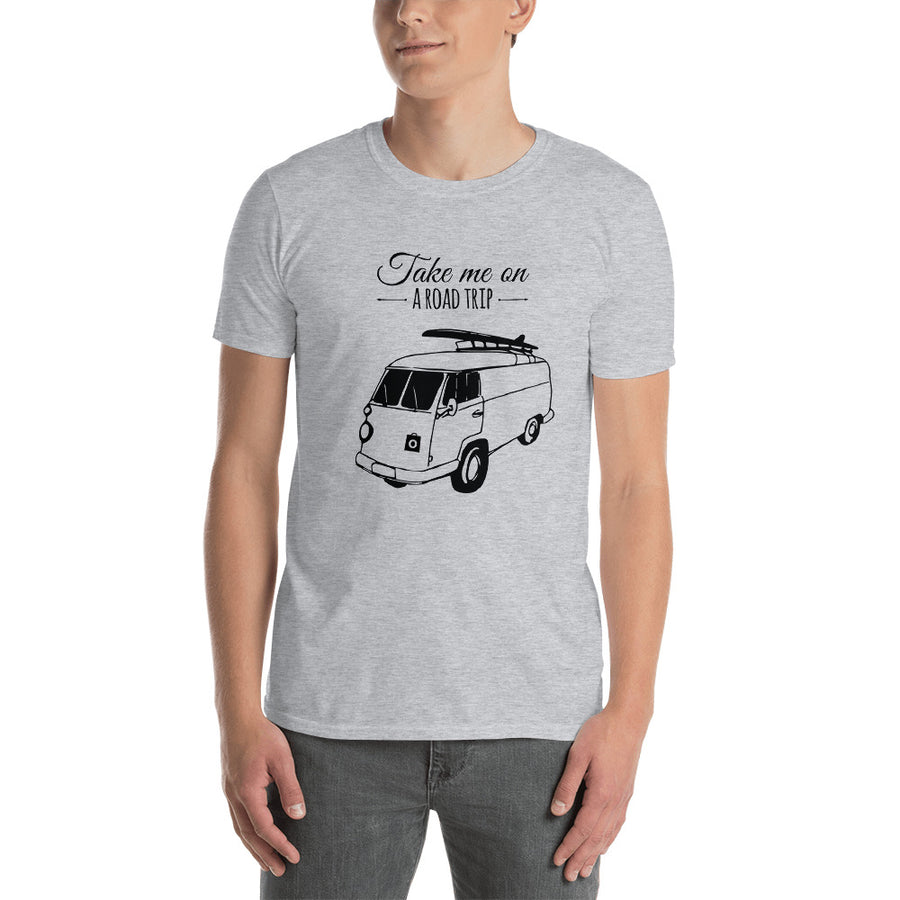 Men's Round Neck T Shirt - The Country Roads Away from Home: