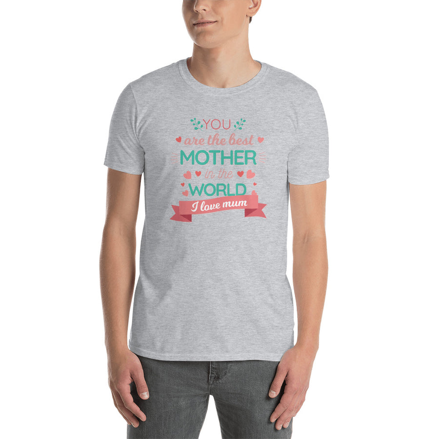 Men's Round Neck T Shirt - Best mother in the world