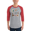 Men's 3/4th Sleeve Raglan T- Shirt - Father's day 3