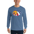 Men's Long Sleeve T-Shirt - 6 Stars in a circle- Eagle Design