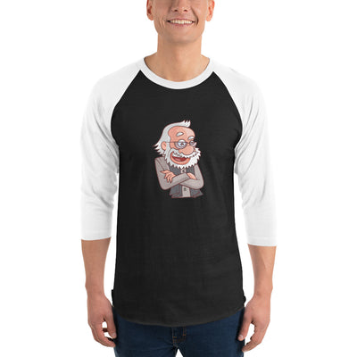 Men's 3/4th Sleeve Raglan T- Shirt - Namo- Cartoon