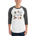 Men's 3/4th Sleeve Raglan T- Shirt - Father's day 3