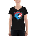 Women's V-Neck T-shirt - Eagle & 7 stars