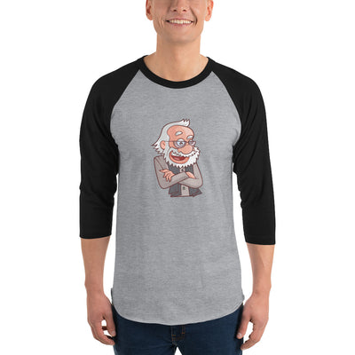 Men's 3/4th Sleeve Raglan T- Shirt - Namo- Cartoon