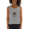 Women's Missy Fit Tank top - But First, Coffee