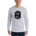 Men's Long Sleeve T-Shirt - Barber Shop - Best in Town