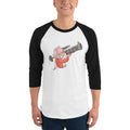 Men's 3/4th Sleeve Raglan T- Shirt - Narendra Modi- Warrior